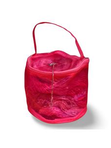 Wrist Tote (Bright Pink Mesh)