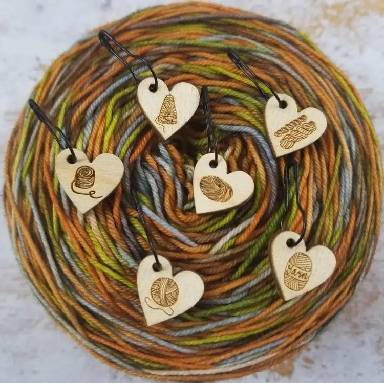 Katrinkles Yarn Love Stitch Marker Set