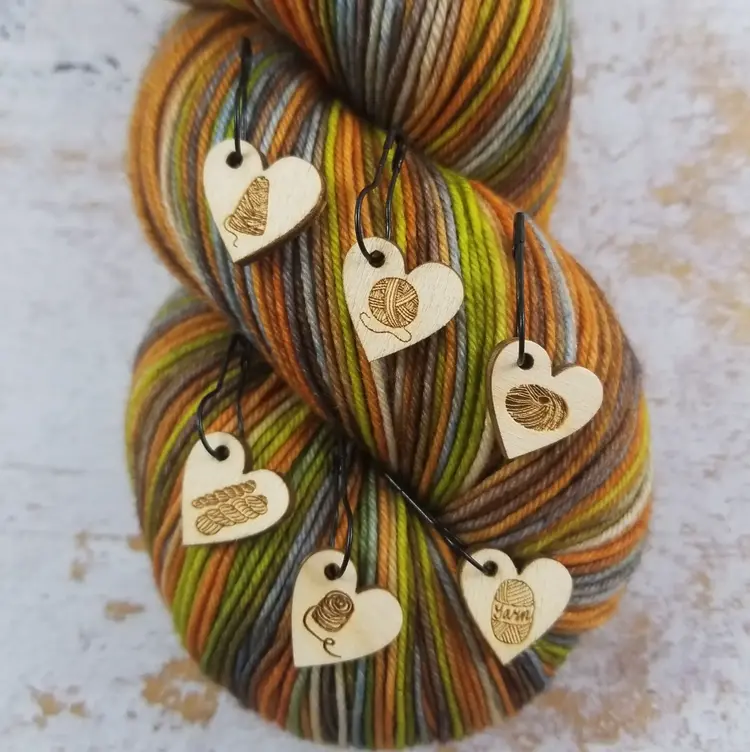 Katrinkles Yarn Love Stitch Marker Set