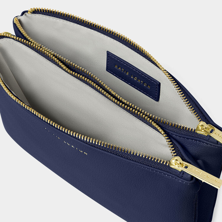 Katie Loxton Duo Pouch (Midnight Blue)