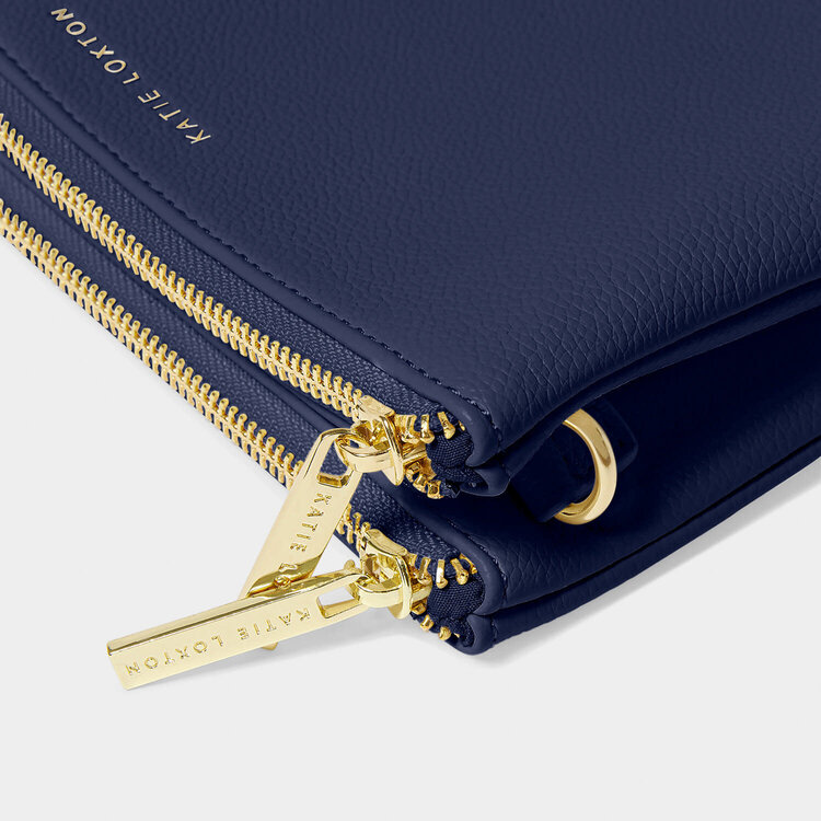 Katie Loxton Duo Pouch (Midnight Blue)