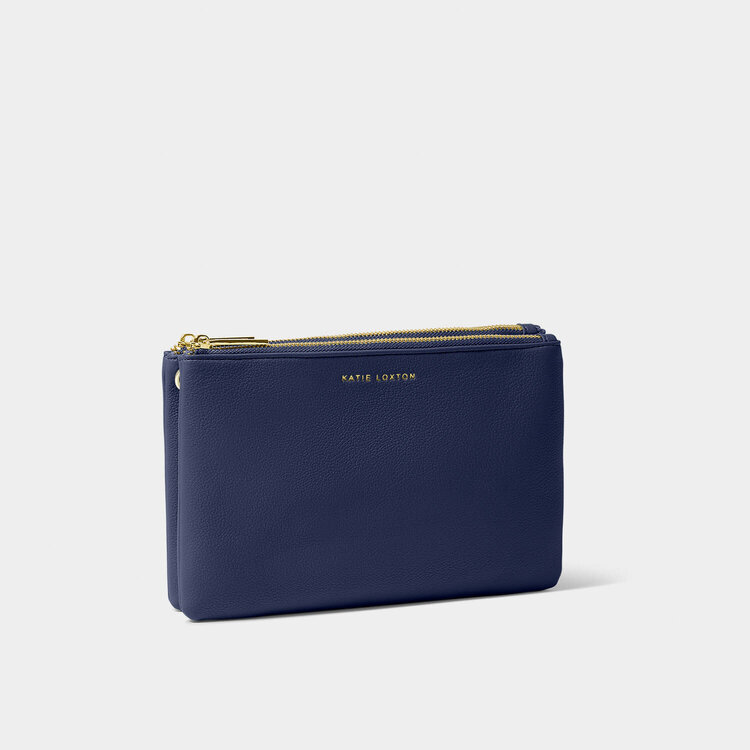 Katie Loxton Duo Pouch (Midnight Blue)