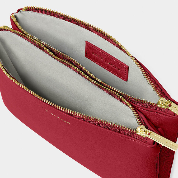 Katie Loxton Duo Pouch (Red)
