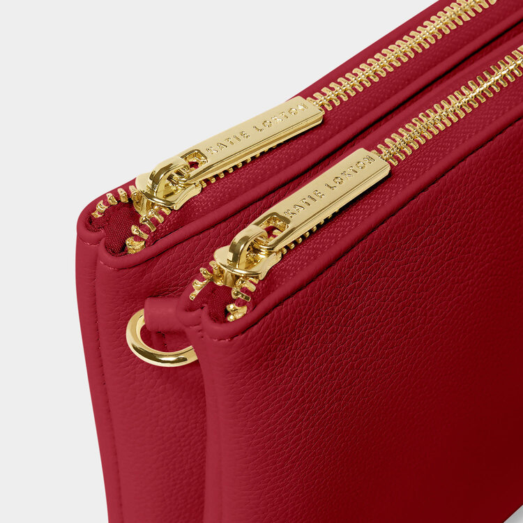 Katie Loxton Duo Pouch (Red)