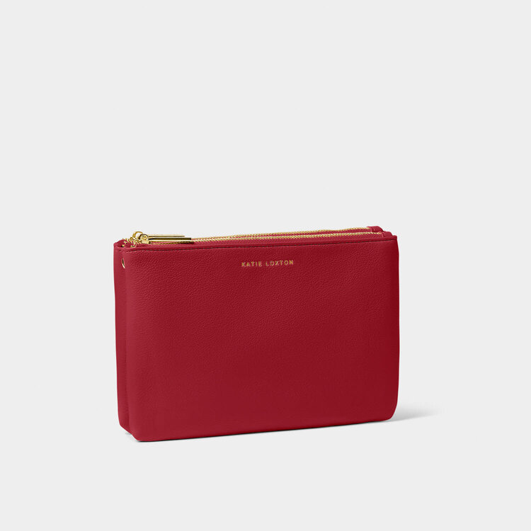 Katie Loxton Duo Pouch (Red)