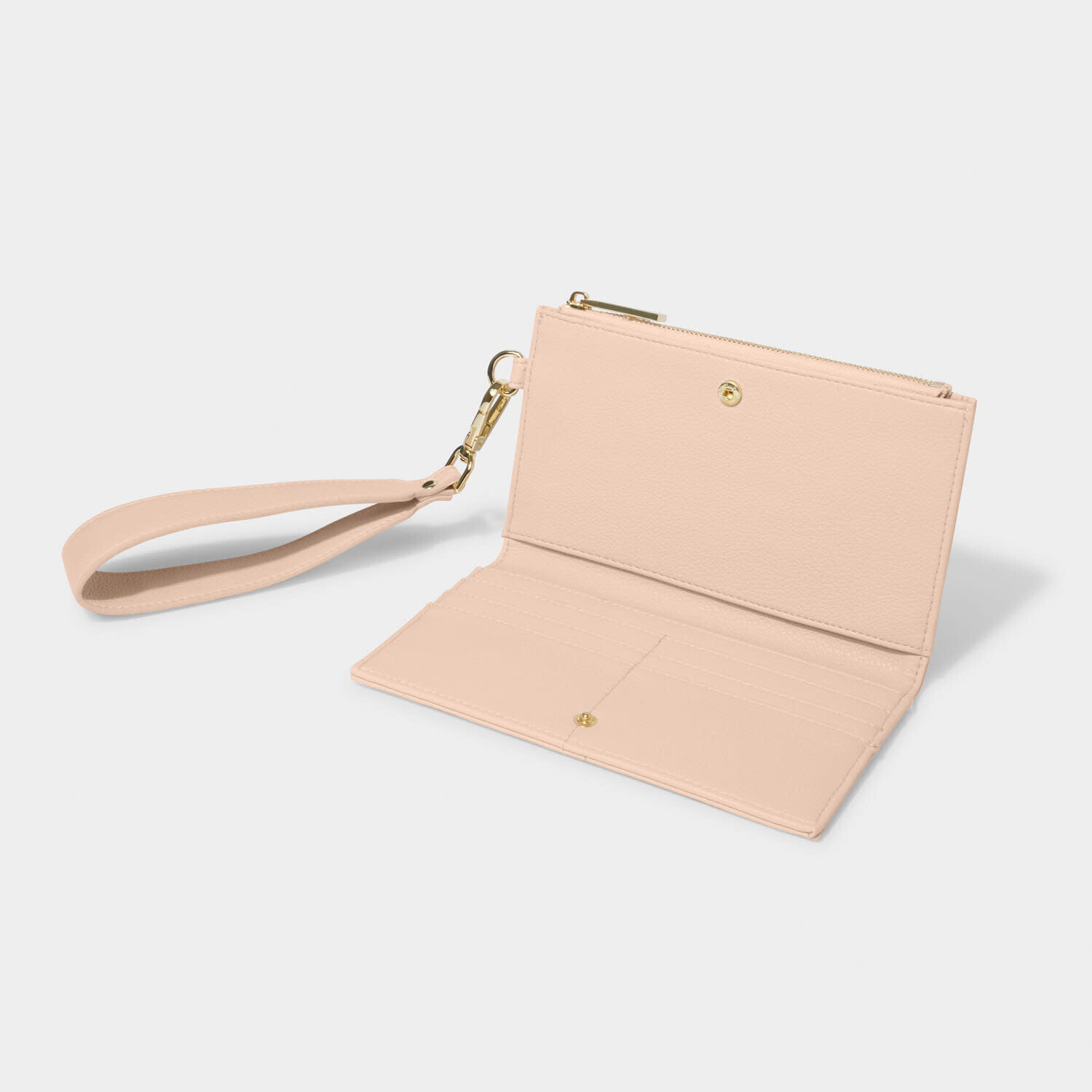 Zana Fold Out Wristlet Purse (Nude Pink) - Sealed with a Kiss
