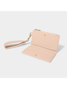 Katie Loxton Zana Fold Out Wristlet Purse (Nude Pink)