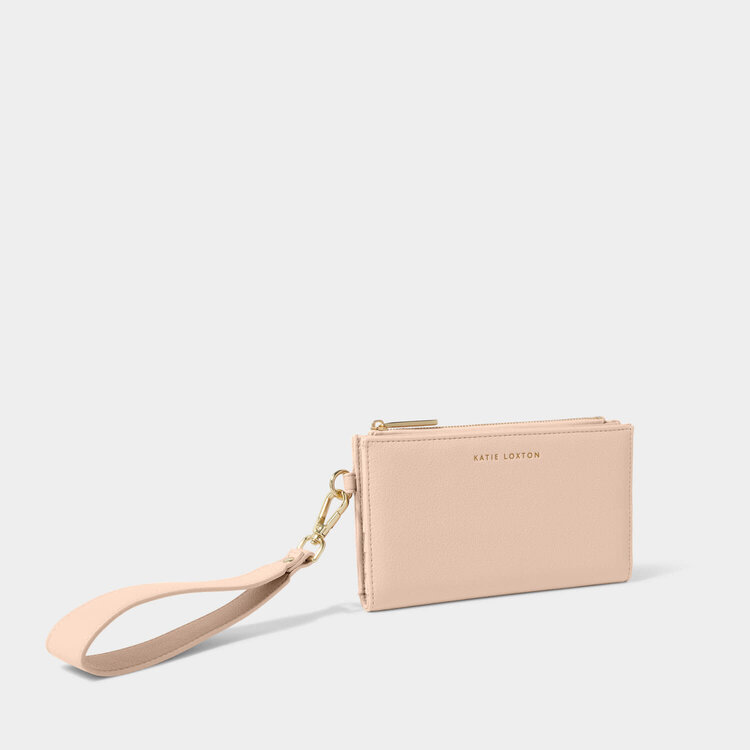 Katie Loxton Zana Fold Out Wristlet Purse (Nude Pink)