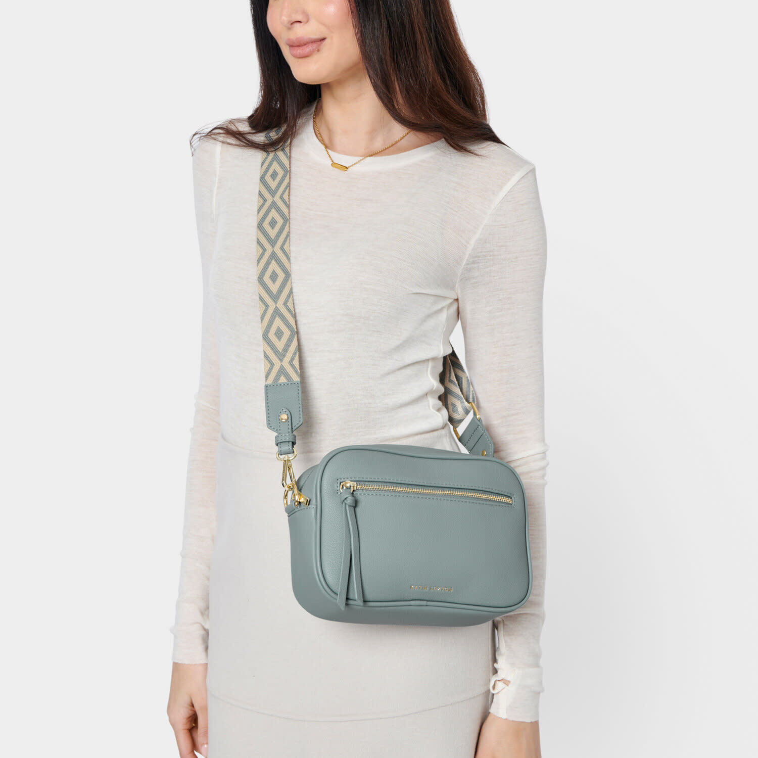 Katie Loxton Hallie Crossbody Bag Duck Egg Blue
