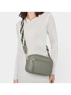 Katie Loxton Hallie Crossbody Bag (Graphite Green)