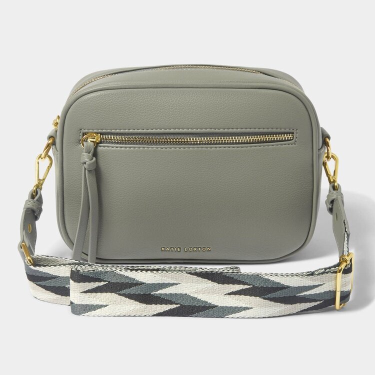 Katie Loxton Hallie Crossbody Bag (Graphite Green)
