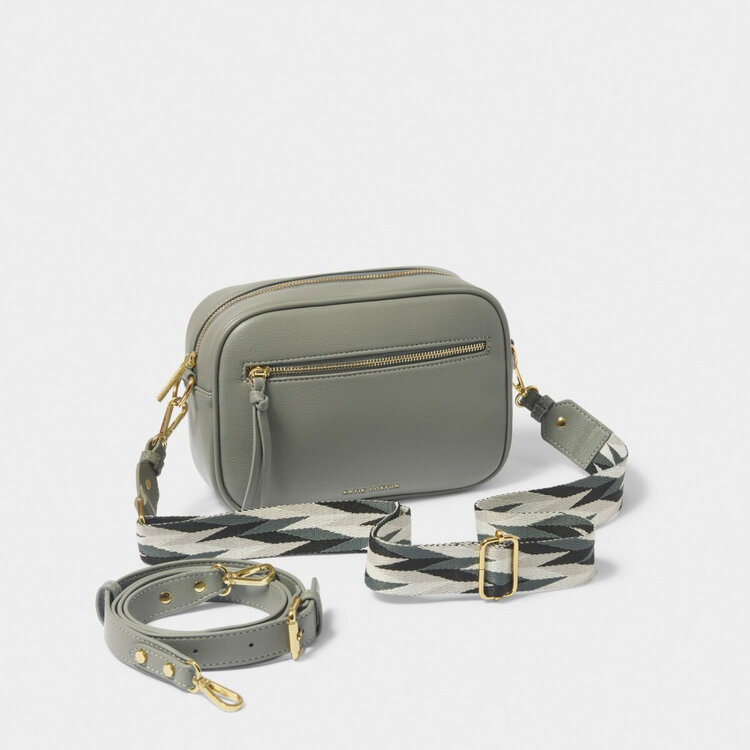 Katie Loxton Hallie Crossbody Bag (Graphite Green)