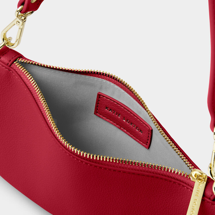 Katie Loxton Reya Shoulder Bag (Garnet Red)