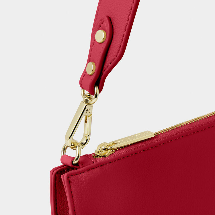 Katie Loxton Reya Shoulder Bag (Garnet Red)