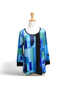Lemongrass Reversible Top (Blues)