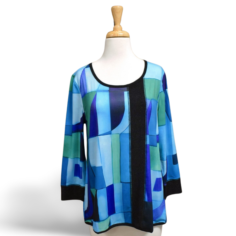 Lemongrass Reversible Top (Blues)
