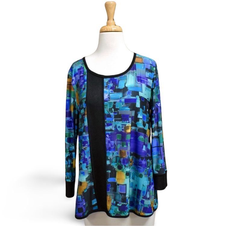 Lemongrass Reversible Top (Blues)