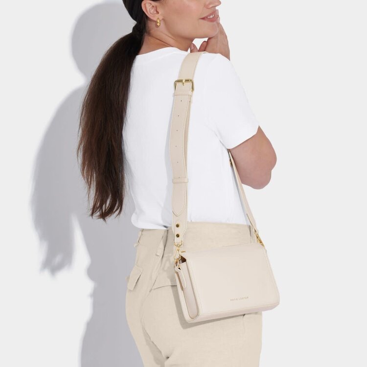 Katie Loxton Zana Crossbody Bag (Off White)
