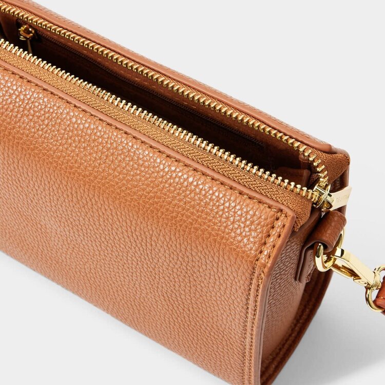 Katie Loxton Zana Crossbody Bag (Cognac)