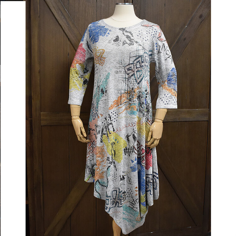 Inoah Random Asymmetrical Dress