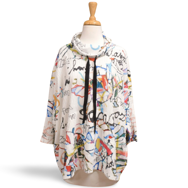 Inoah Puzzled Cowl Pullover