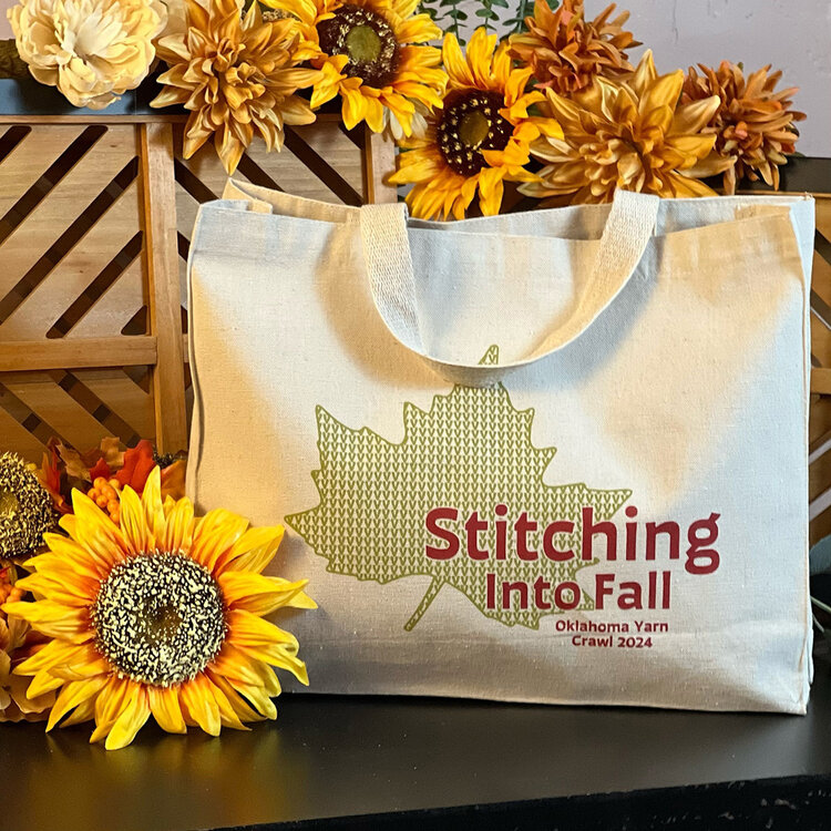 Oklahoma Yarn Crawl Tote Bag