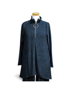 Inoah Zip-Placket Tunic