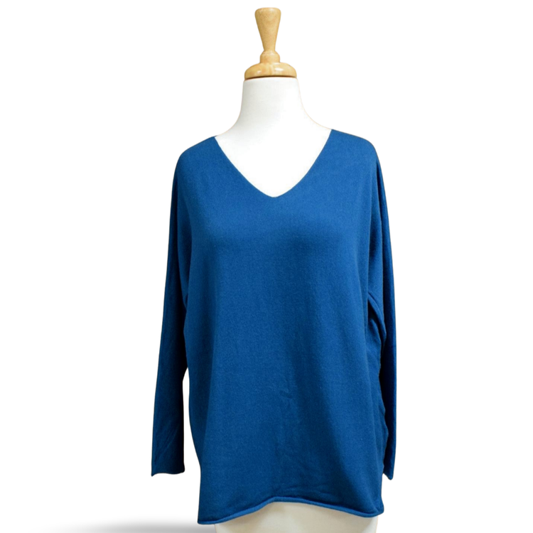 Tempo Paris V-Neck Sweater (Teal)