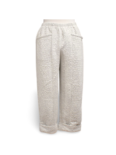 Inoah Ivory Cuffed Pant