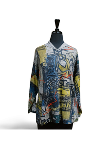 Inoah Sun City Hooded Pullover