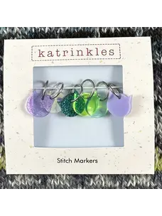 Katrinkles Acrylic Cat Stitch Marker Set (Rings)