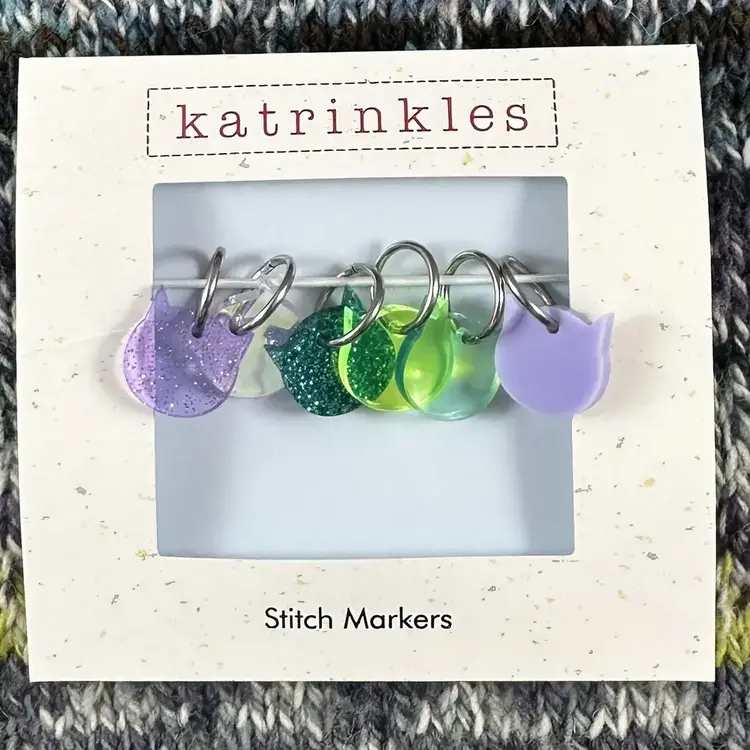 Katrinkles Katrinkles Acrylic Cat Stitch Markers