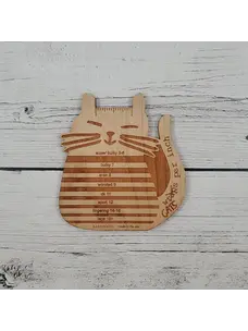 Katrinkles "Cats per Inch" WPI Yarn Gauge Tool