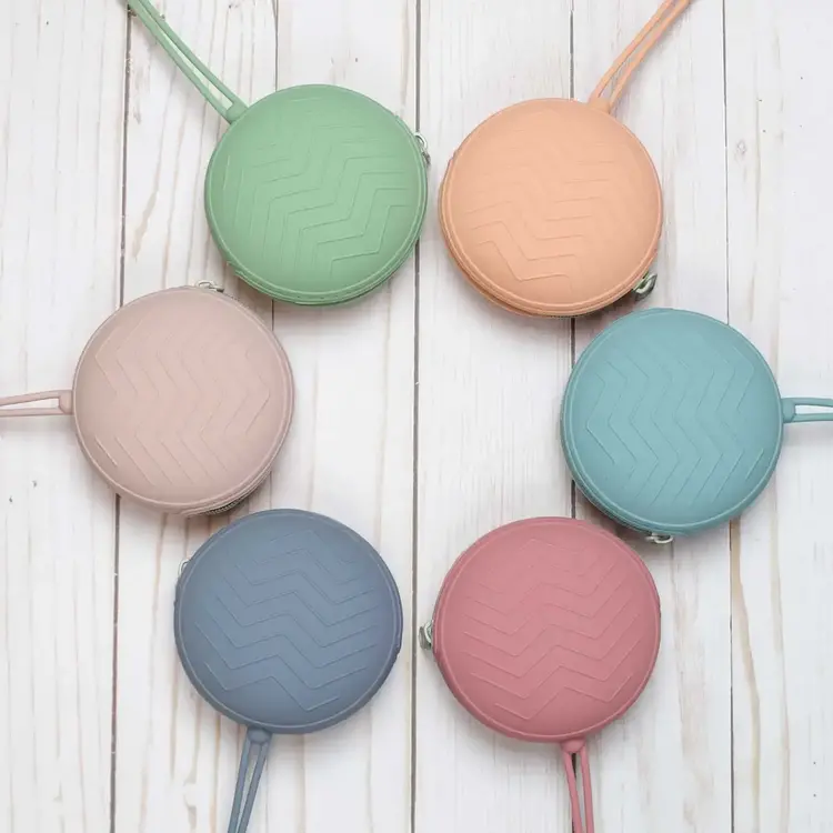 Fox & Pine Stitches Round Storage Pouch