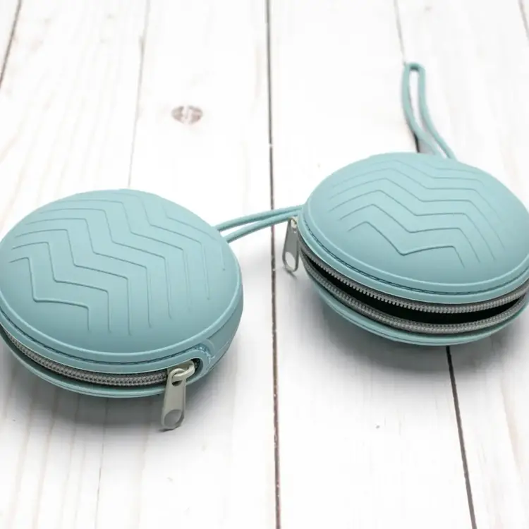 Fox & Pine Stitches Round Storage Pouch