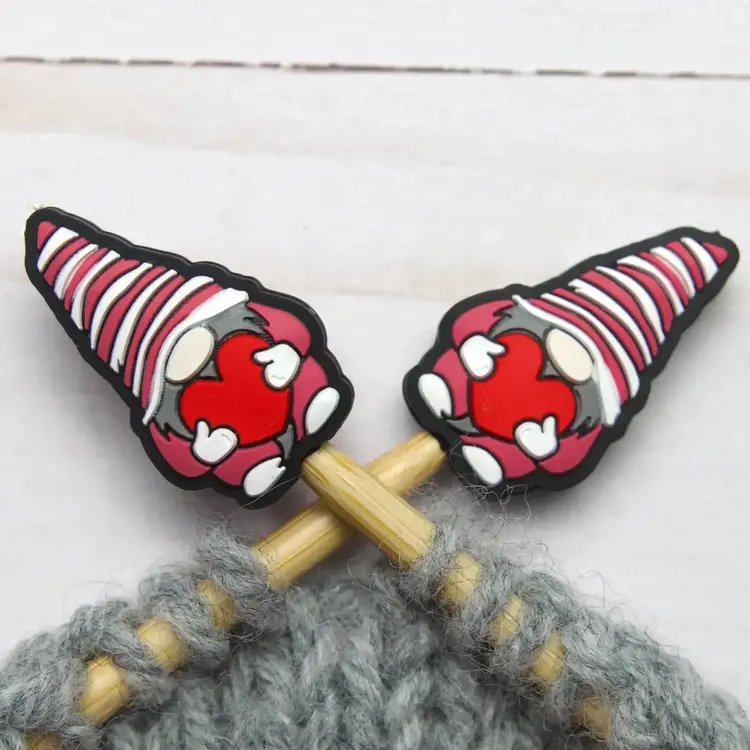 Fox & Pine Stitches Heart Hugging Gnome Stitch Stoppers