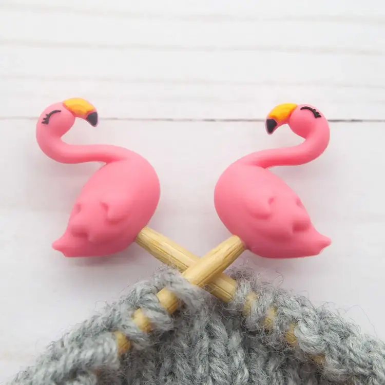 Fox & Pine Stitches Little Flamingo Stitch Stoppers