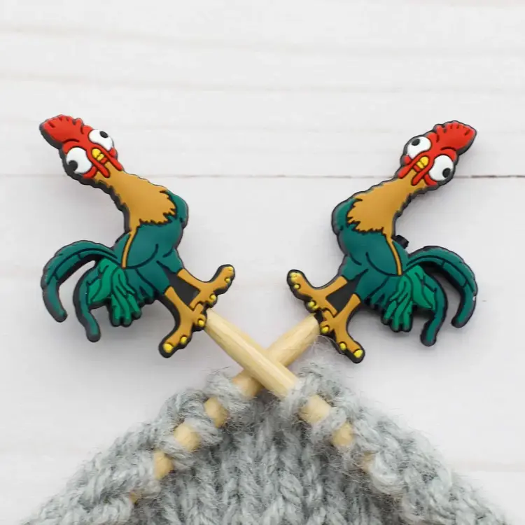 Fox & Pine Stitches Rooster Stitch Stoppers