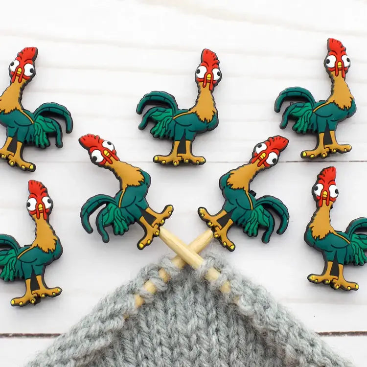 Fox & Pine Stitches Rooster Stitch Stoppers