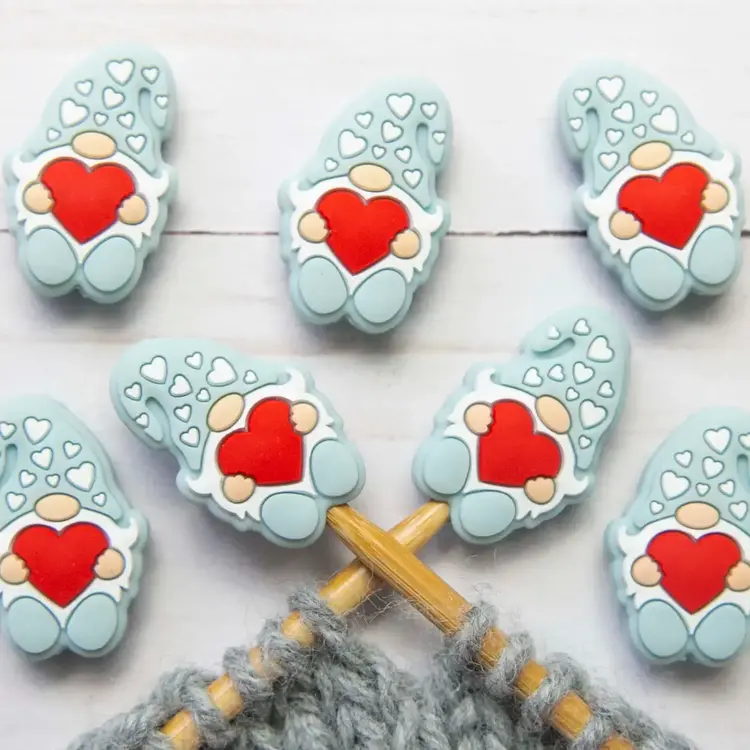 Fox & Pine Stitches Blue Gnome Stitch Stoppers