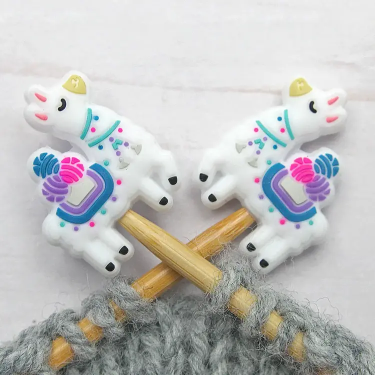 Fox & Pine Stitches Yarn Loving Llama Stitch Stoppers