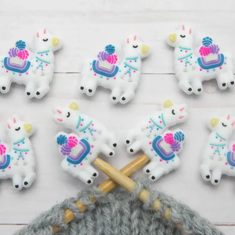 Fox & Pine Stitches Yarn Loving Llama Stitch Stoppers