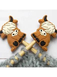 Fox & Pine Stitches Highland Cow Stitch Stoppers