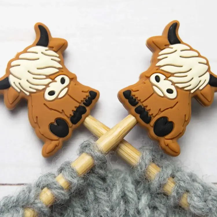 Fox & Pine Stitches Highland Cow Stitch Stoppers