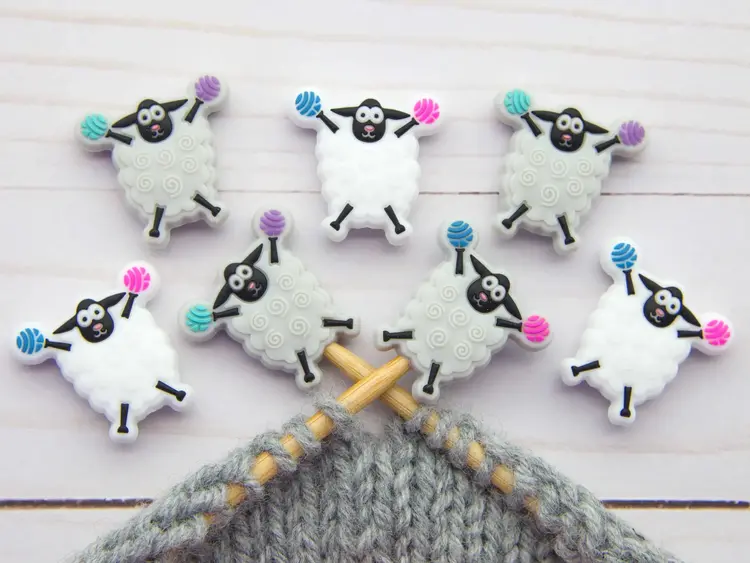 Fox & Pine Stitches Cheerful Sheep Stitch Stoppers