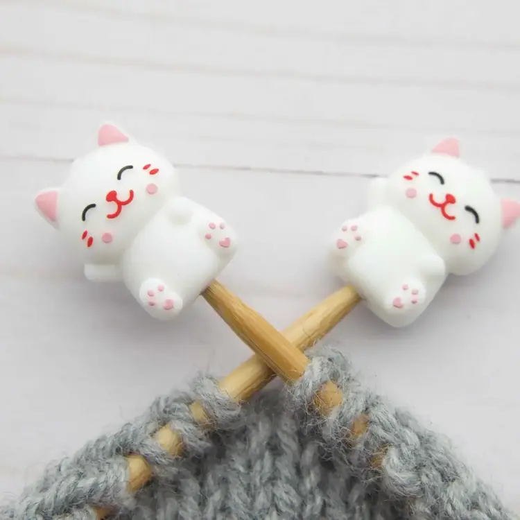 Fox & Pine Stitches Happy Cat Stitch Stoppers