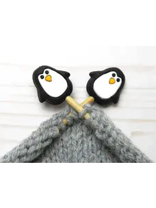 Fox & Pine Stitches Black Penguin Stitch Stoppers