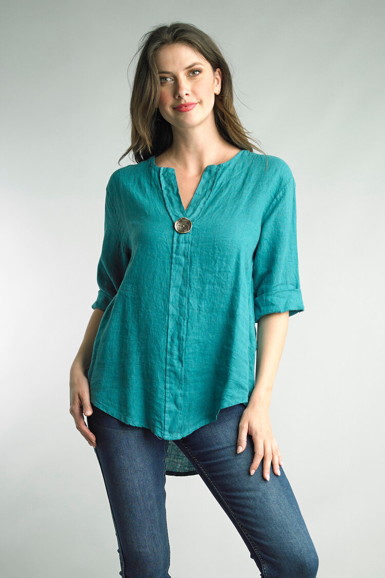 Tempo Paris Teal Tunic