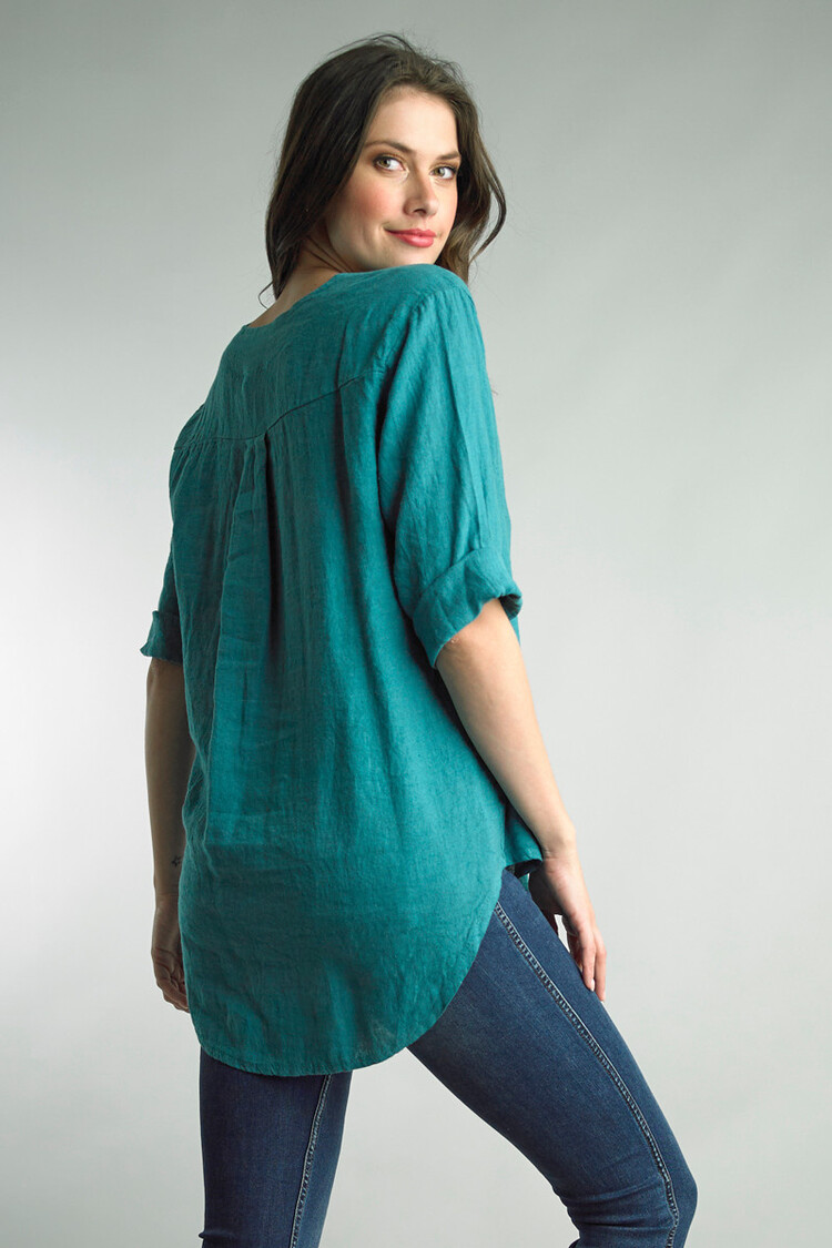 Tempo Paris Teal Tunic