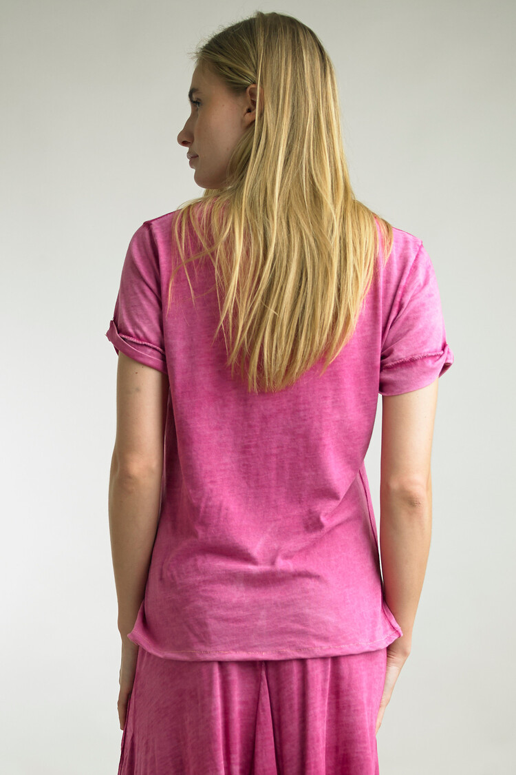 Tempo Paris Basic Tee (Magenta)